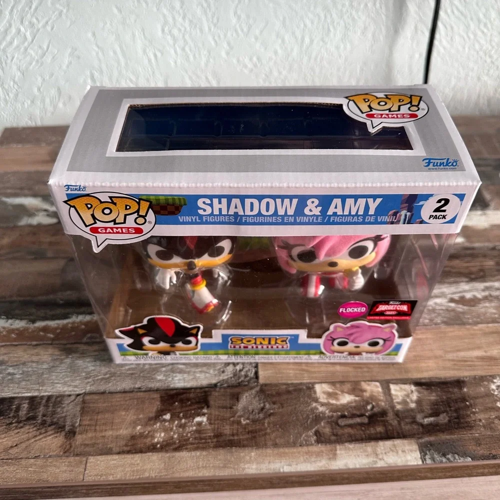 Funko Target con 2024 Flocked Shadow and Amy 2 Pack - Picture 6 of 6